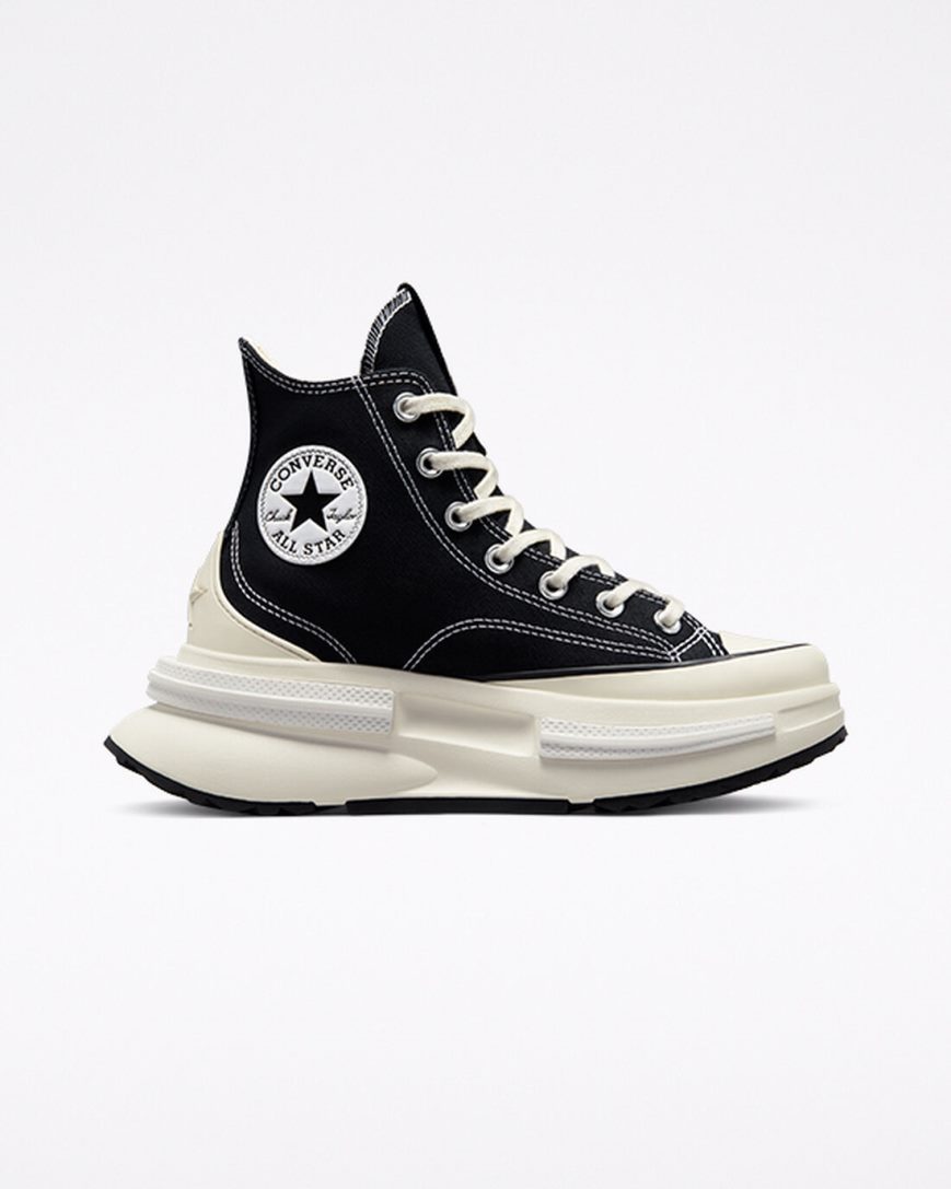 Tenisi Inalti Barbati Converse Run Star Legacy CX Negrii Albi | RO QRLZD241